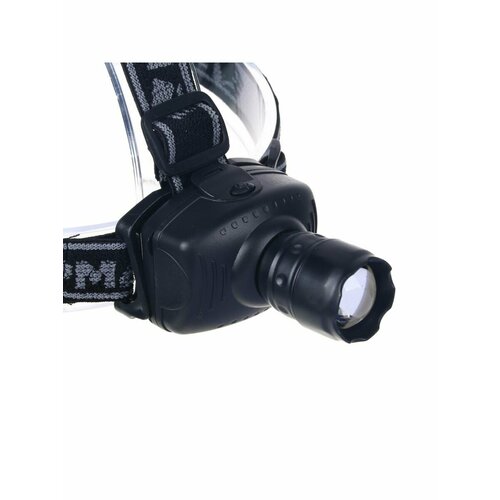 фото Ермак фонарь налобный с фокусировкой 3 вт led, 3xaaa, 6х5см