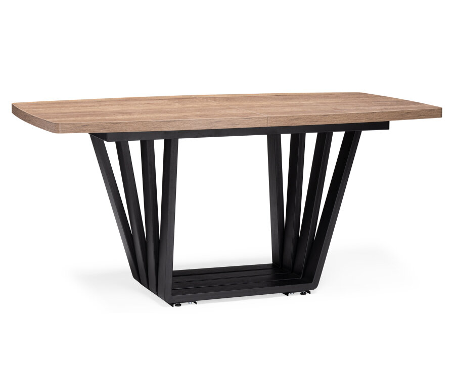 фото Стол на тумбе Woodville Эудес мрамор леванто белый / белый