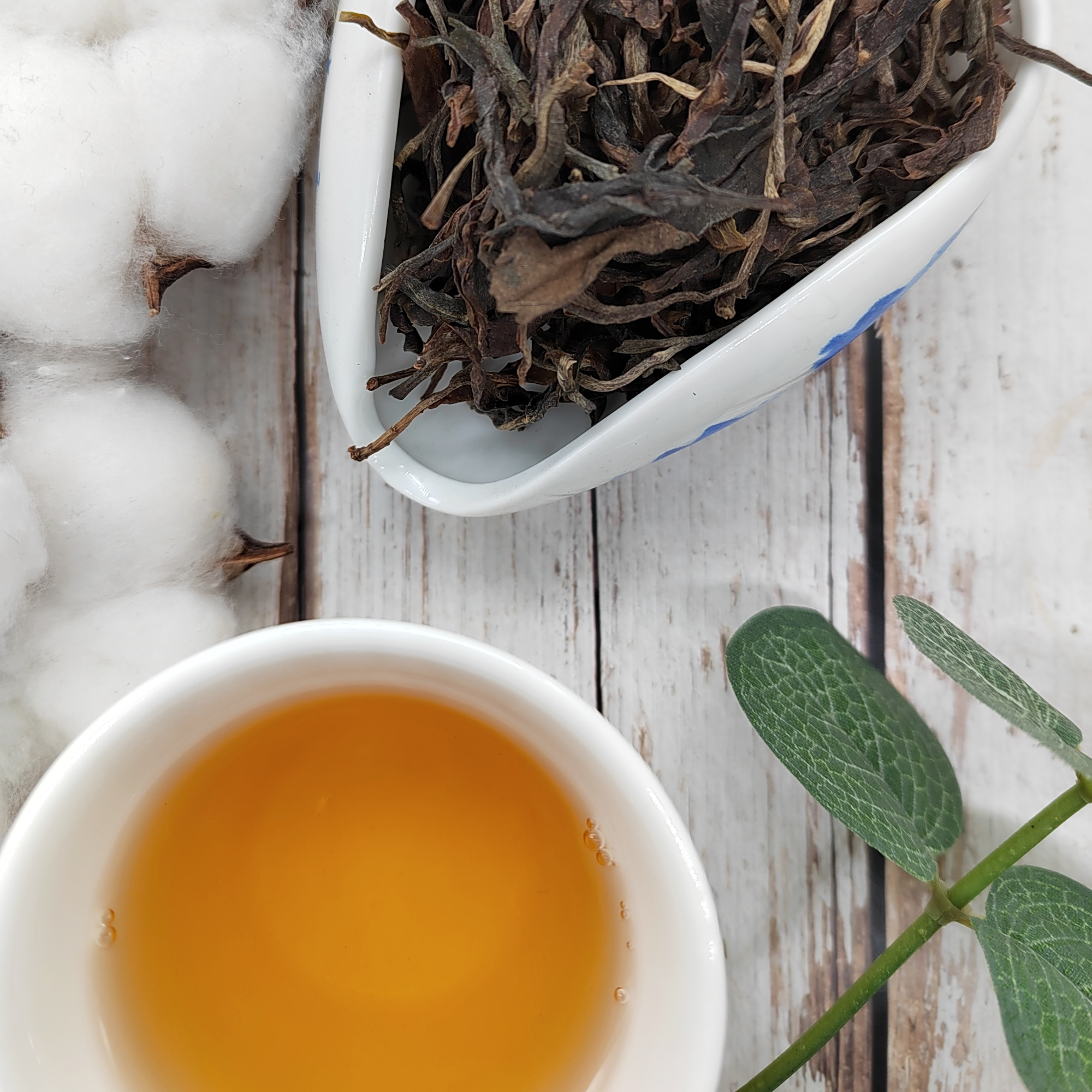 ЧайЦи / Китайский чай Габа Шэн Пуэр 50 гр листовой рассыпной натуральный - фотография № 3