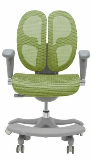 Детское эргономичное кресло Falto Expert Orto сетка FDM02-W-Green зеленый