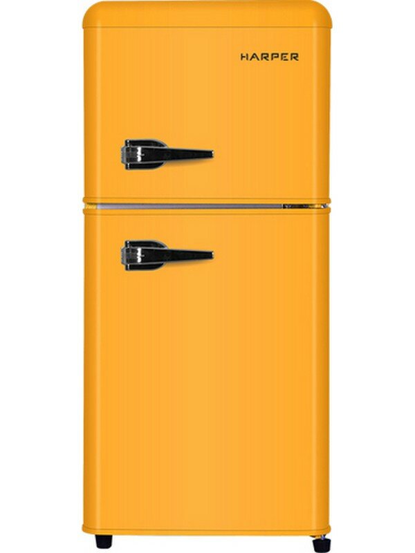 Холодильник отдельностоящий HARPER HRF-T140M ORANGE - фотография № 3