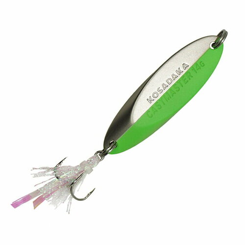 фото Блесна castmaster "kosadaka" 28г, цв. матовое серебро/шартрез