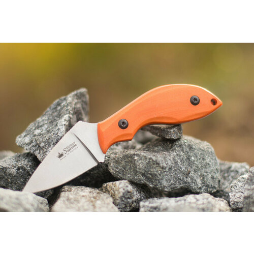 фото Нож hammy сталь niolox satin, рукоять g10 orange kizlyar supreme