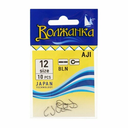 фото Крючки волжанка aji №12, 10 шт volzhanka