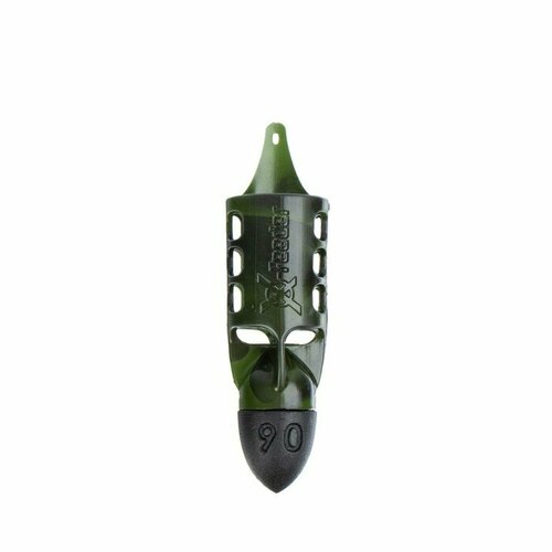 фото Груз-кормушка пластиковая x-feeder pl camo bullet flying-2 m, цвет камо, 90 г, 32 мл