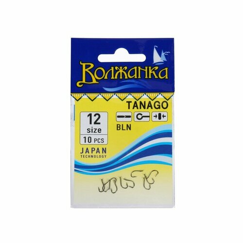 фото Крючки "волжанка", серия tanago, № 12, 10 шт. volzhanka