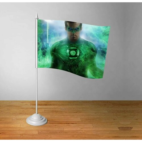 Флажок настольный Зелёный фонарь, Green Lantern №6