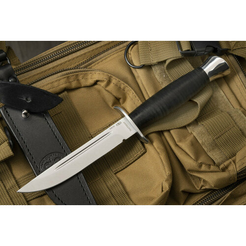 фото Нож "финка 2" (95х18, кожа) аир