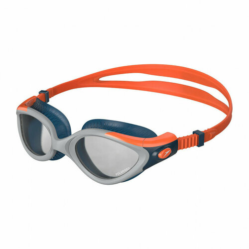фото Очки для плавания speedo futura biofuse flexiseal triath, 8-11257b986, дымчаые линзы, серая оправа