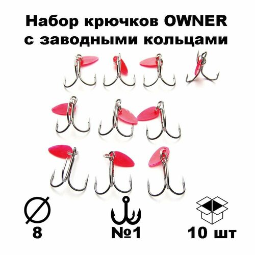 фото Тройник №1 (owner) с заводным кольцом и лепестком kst36bn1 10 шт