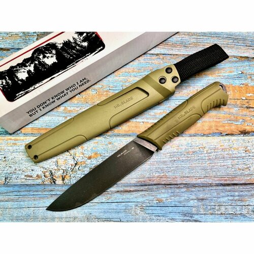 Нож Mr. Blade MB103 OWL-B Black Stonewash, Olive Handle нож mr blade mb103 owl b black stonewash olive handle