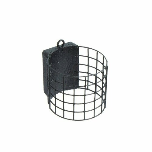 фото Груз-кормушка металлическая x-feeder me classic m grid, цвет matt black, 60 г, 28 мл