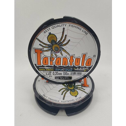 леска tarantula spider grey 0 20мм 100м Леска TARANTULA spider grey 0,20мм 100м