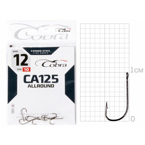 фото Крючки cobra allround сер. ca125 разм. 012 10шт.