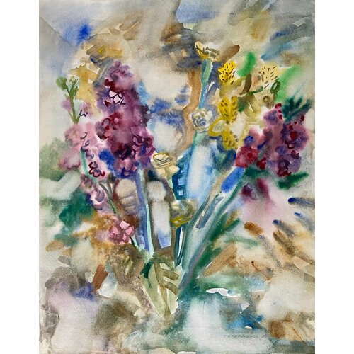 Картина акварель Татаренко В. А. (1950) 