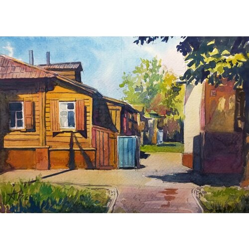 Авторская картина акварелью