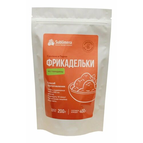 Продукт сублимированный Sublimera Фрикадельки из говядины 200г