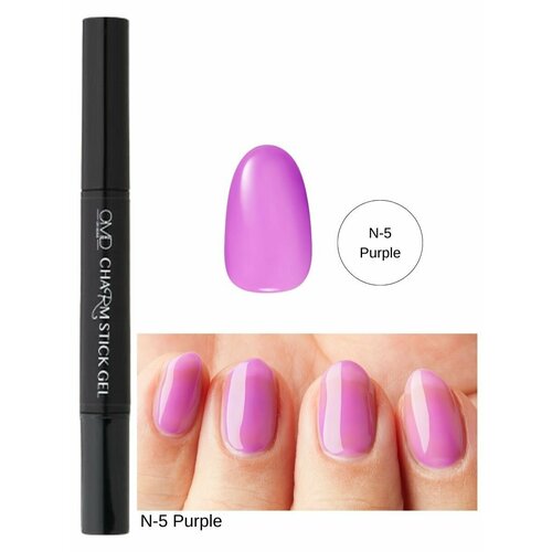 Однофазный гель лак премиум Charm Stick Gel #Purple Neon