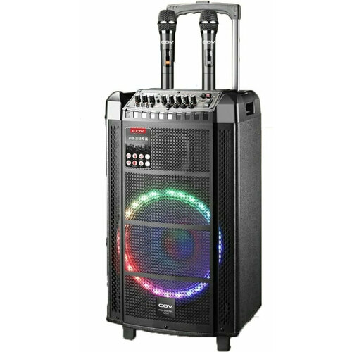 Колонка акустическая Караоке V51 P M P O 560Вт2 микрофонаПультBluetoothUSBFMTF cardАудио вход выходПодключение 2-х гитар 2159000₽