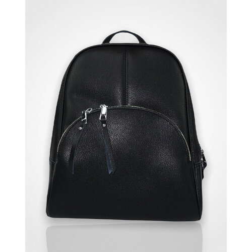 Рюкзак  шоппер , фактура гладкая, черный