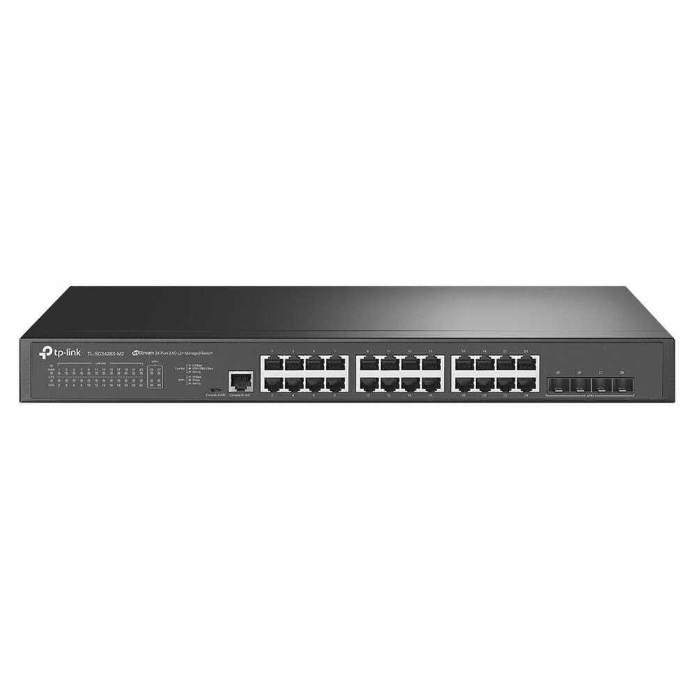 Коммутатор управляемый TP-LINK JetStream L2+, 24x2,5 Гбит/с, 4xSFP+ 10 Гбит/с - фото №8