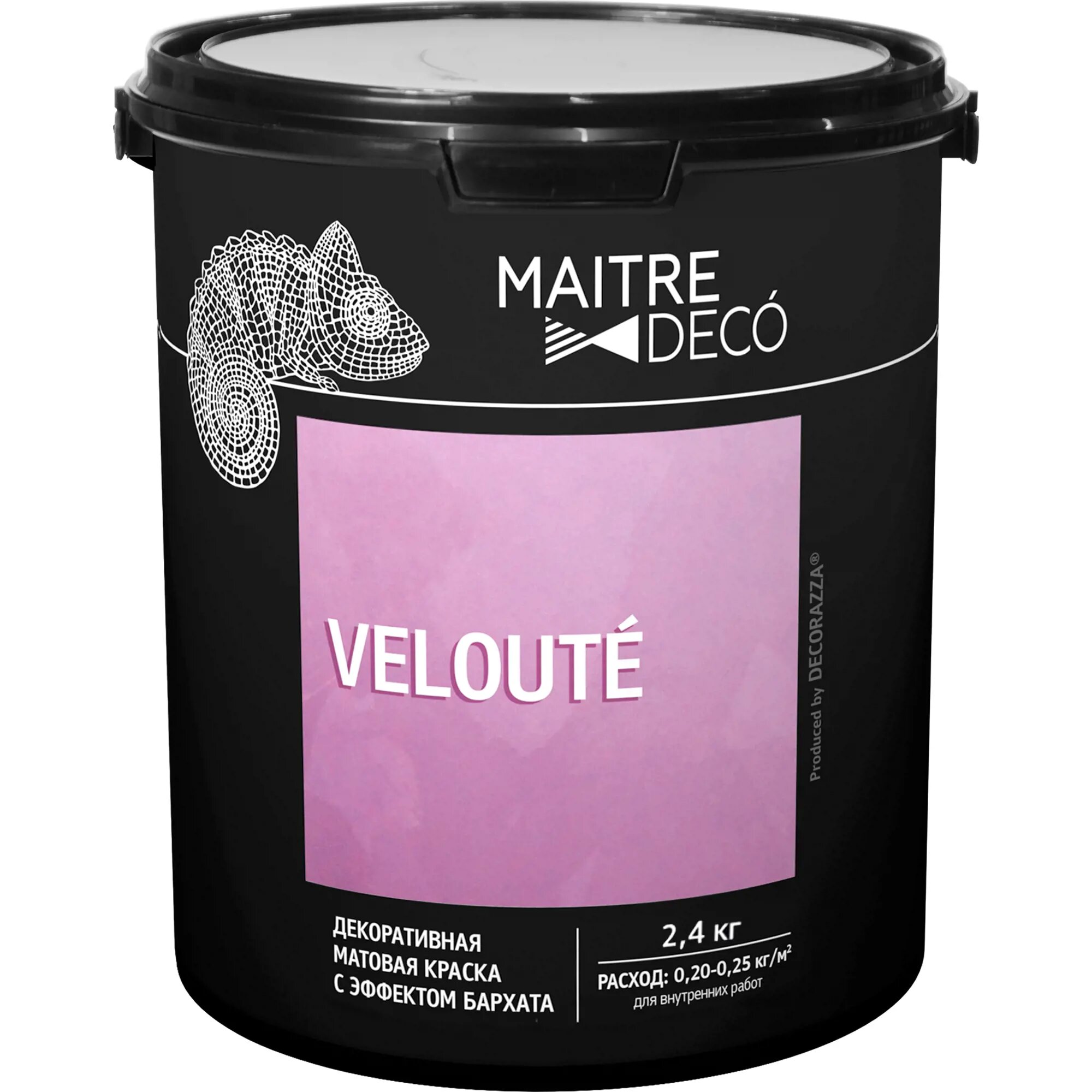 Декоративная краска Maitre Deco «Veloute» эффект бархата 2.4 кг