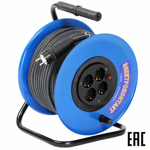 Удлинитель на мет. кат. УХз16-004(50м 3х2,5)4 роз.