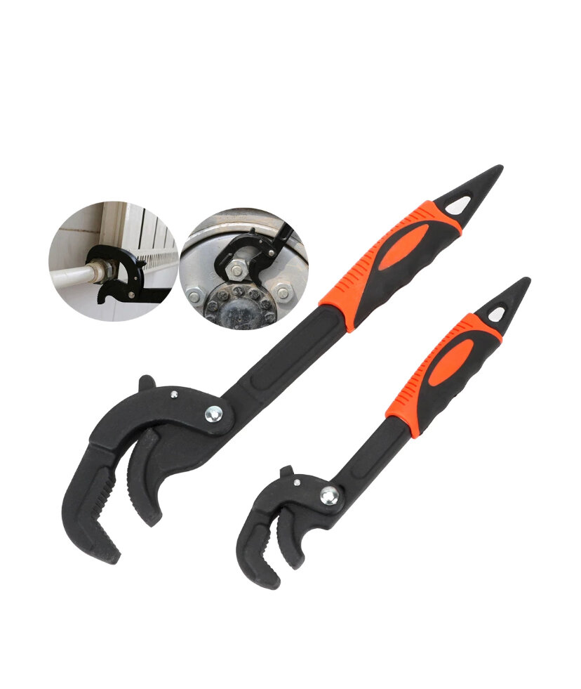 фото Многофункциональный универсальный регулируемый гаечный ключ, 2 шт. 14-30 мм / 30-60 мм