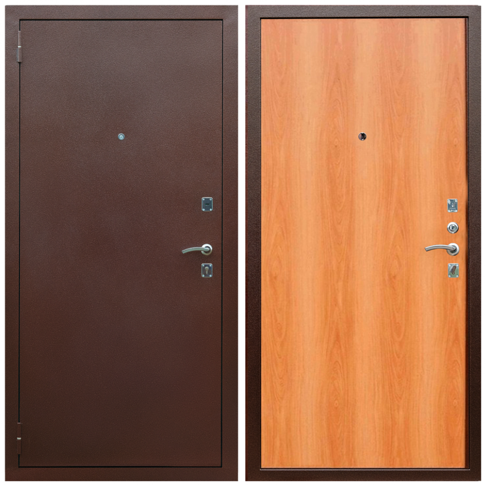 фото Входная дверь Армада Комфорт Антик медь; МДФ 6 мм Миланский орех