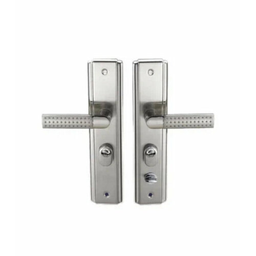 Комплект ручек для китайских металлических дверей NZ3 замена MASTER LOCK (автомат, универсальная) SN MSM