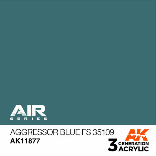 AK11877 Краска акриловая 3Gen Aggressor Blue FS 35109