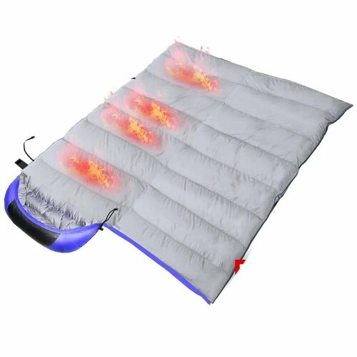 Спальный мешок с подогревом (-5) вкладыш в спальный мешок с подогревом коврик с подогревом