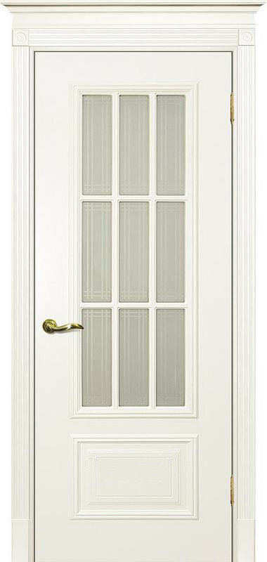 фото Межкомнатная дверь эмаль слоновая кость ( Ral 1013 ) Смальта 08 до