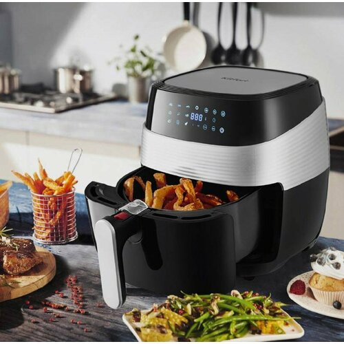 Аэрогриль Kitfort 1400 Вт 35 л черногосерого цвета 949000₽