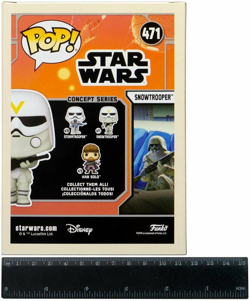 Фигурка Funko POP! Звездные войны: Снежный штурмовик - фото №2