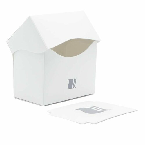 Пластиковая коробочка Blackfire горизонтальная 80+ карт Белая