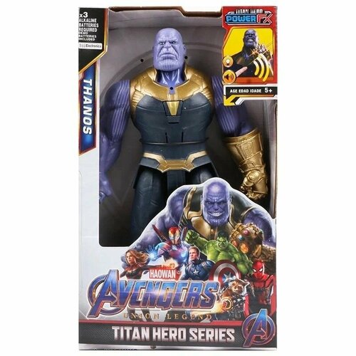Танос Thanos 30 см фигуркa игрушка танос thanos 30 см суперзлодей танос в подарочной коробке 30см