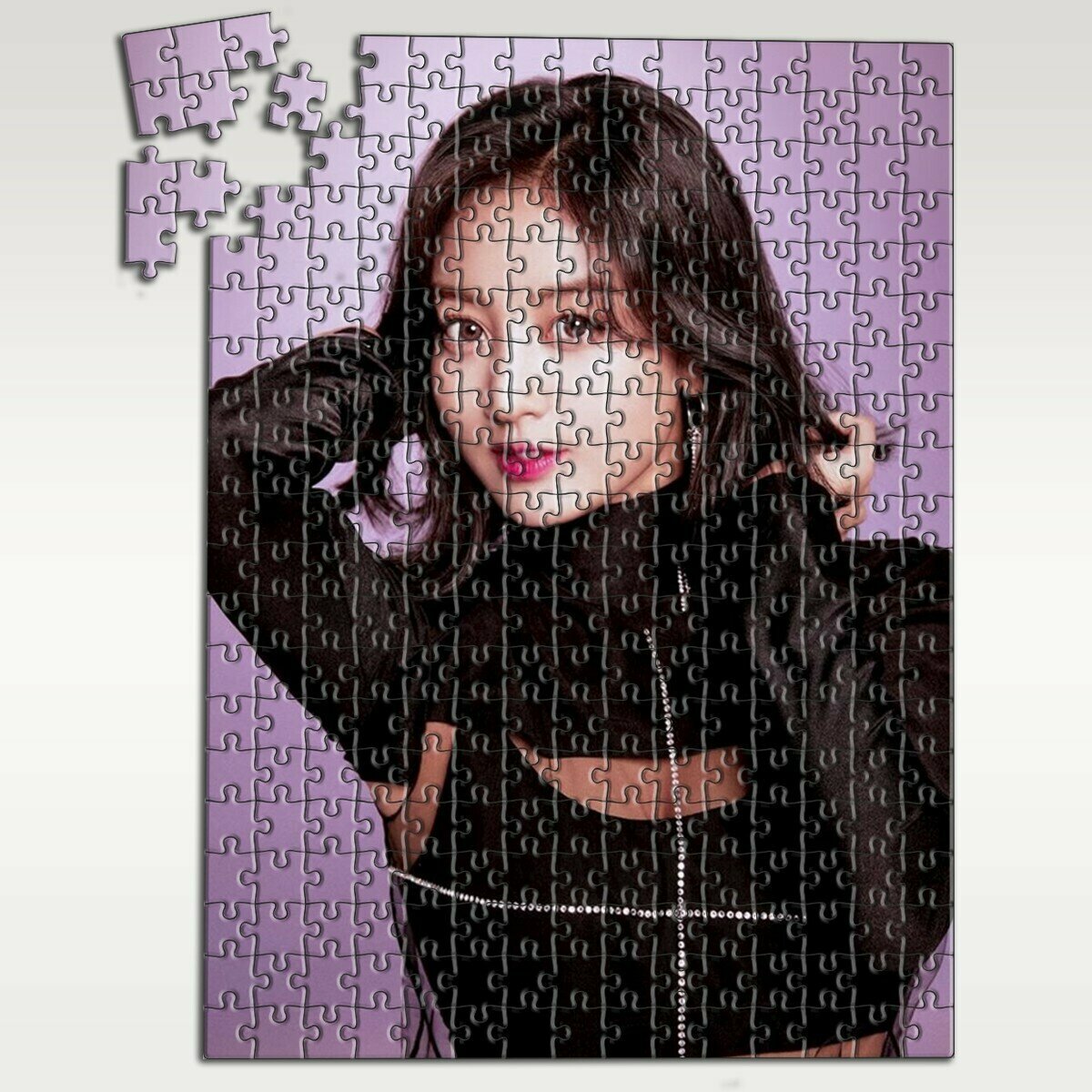 Пазл картонный А3: модель TWICE Kpop Jihyo - 7 П