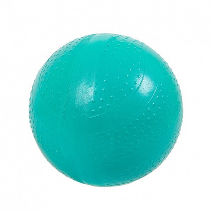 Мяч резиновый фактурный, d100 (бирюзовый) P2-100