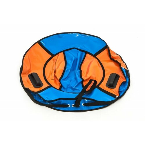 Тюбинг сайма комфорт D- 90 см. + Пласт. ручки (без камеры) синий/оранжевый