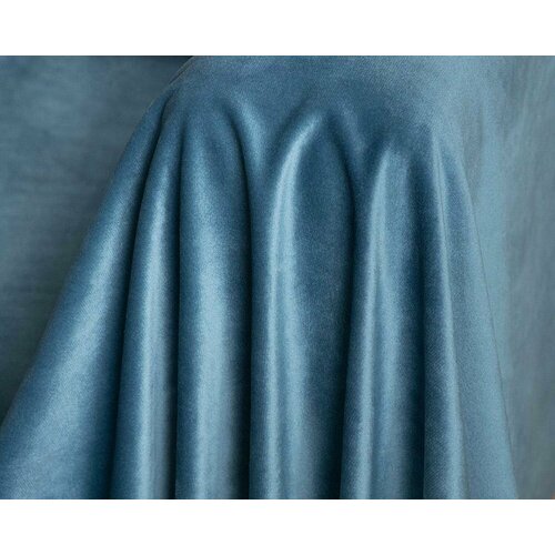 Ткань мебельная велюр Monaco, Blue - цена за 1 п. м, ширина 140 см