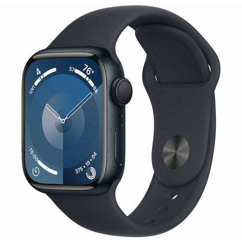 Apple Watch Series 9 41mm Midnight Aluminum Case with Midnight Sport Band GPS размер SM 4098300₽