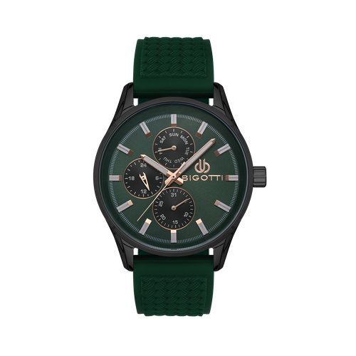 фото Наручные часы bigotti milano milano bg.1.10441-3, черный, зеленый