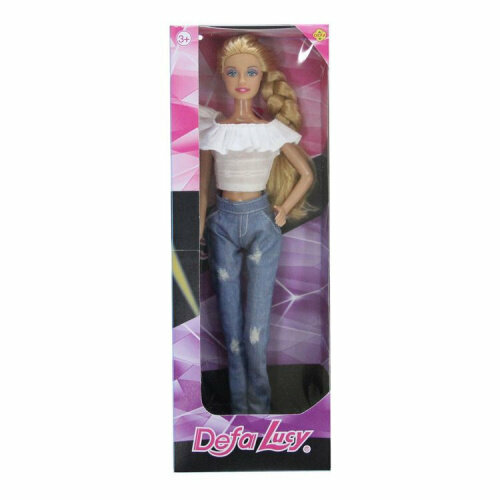 кукла без шарниров defa 11 5 х 5 х 32 см 1 шт Кукла Defa Lusy Девушка в джинсах