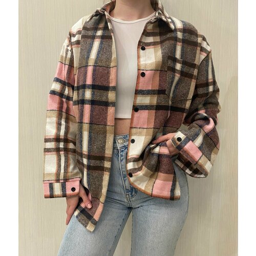 фото Рубашка , размер 42-48, мультиколор нет бренда