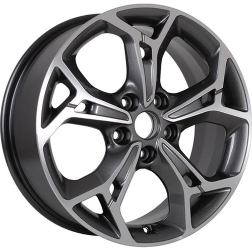 Колесный диск Khomen KHW 1702 7x17 5*114.3 ET39 DIA60.1 Gray-FP