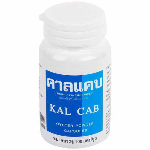 Kal Cab Тайский устричный кальций в капсулах, 100 капсул
