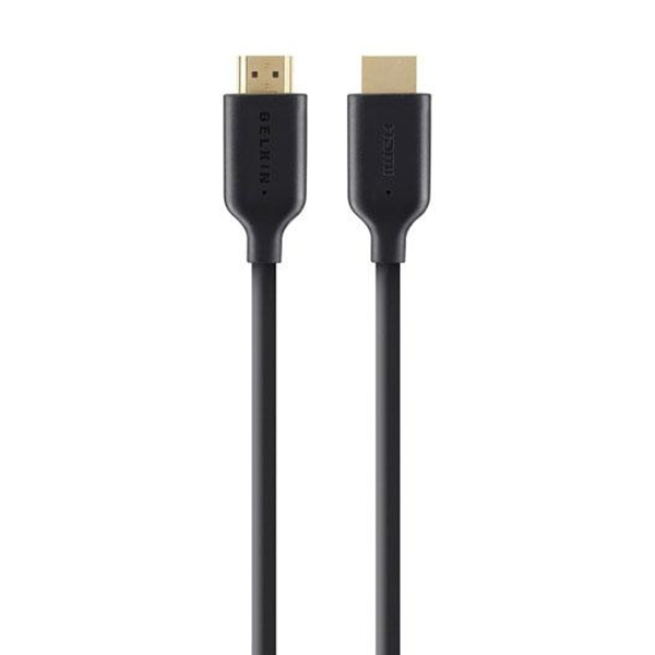 Кабель Belkin HDMI с Ethernet 4K/Ultra HD 2 м (F3Y021bt2M) черный