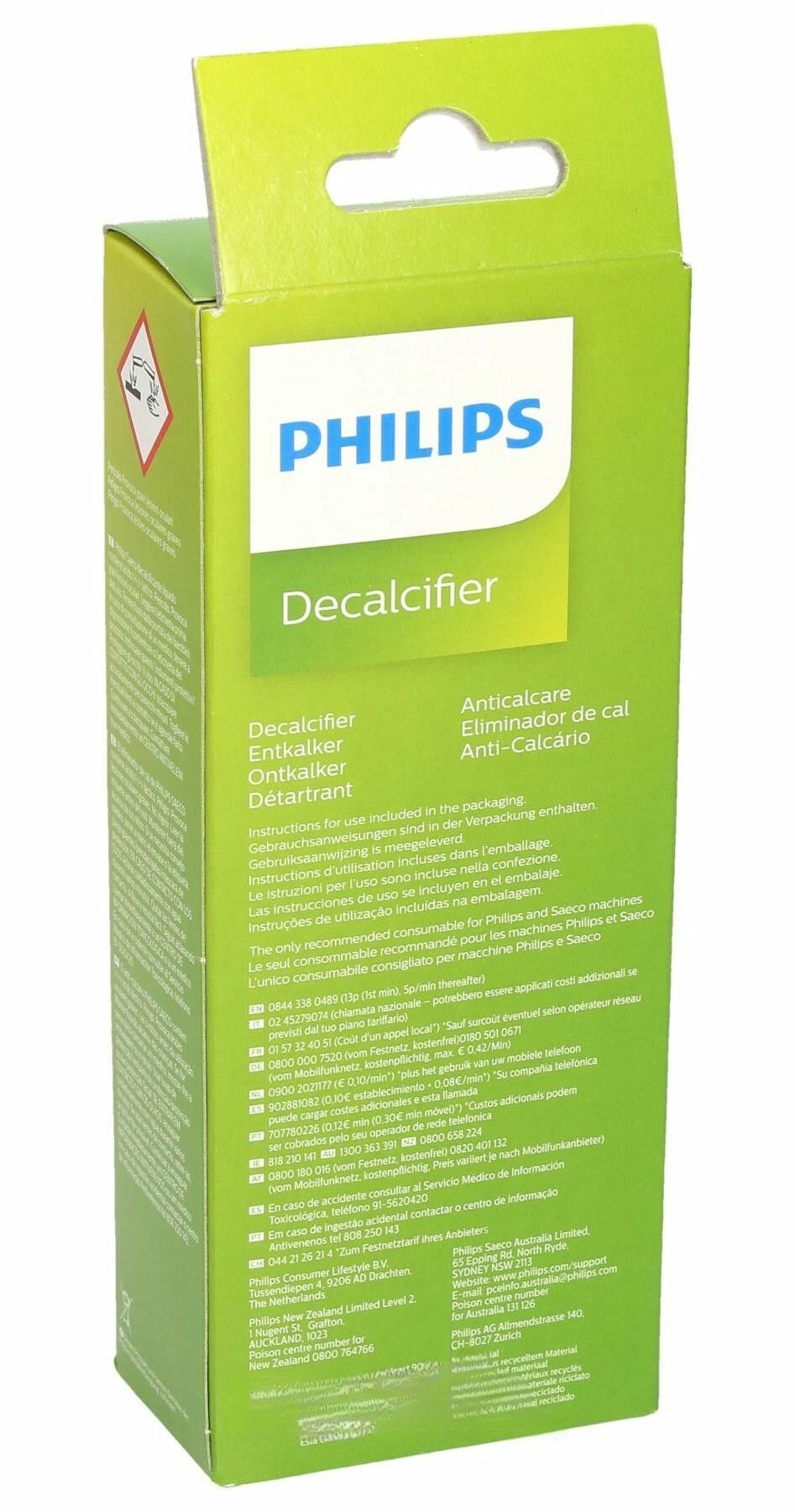 Средство для очистки от накипи CA6700/10 для кофемашин Philips-Saeco 250ml - фотография № 6