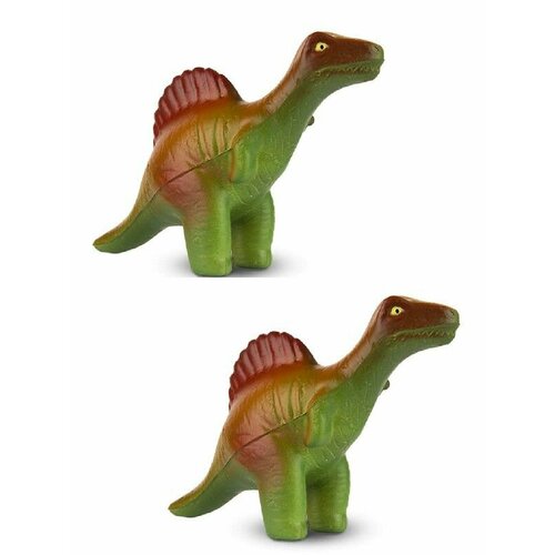 ДВЕ Игрушки-антистресс Сквиш Динозавр Спинозавр 14 см
